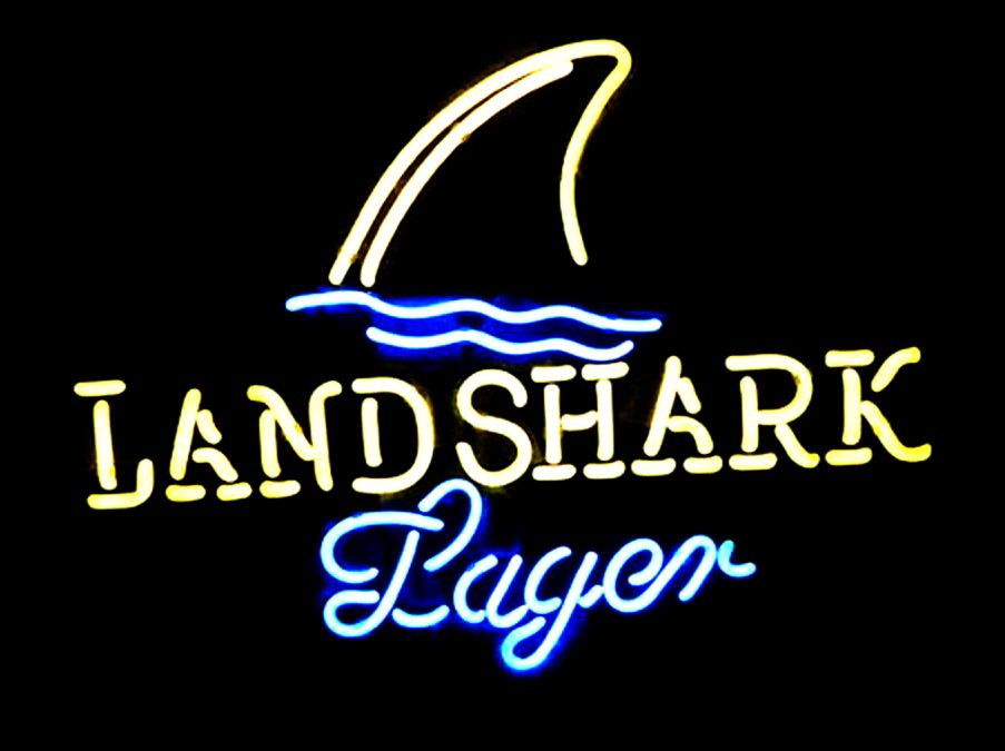 Land Shark Lager Logo Neon Sign